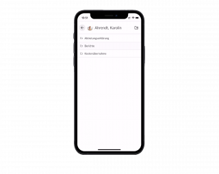 Dateienablage für Klienten in der Kilanka App